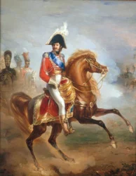 Joachim Murat / Portrait équestre / J.P. Franque