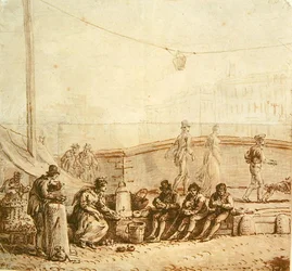 Le Vendeur de café sur le Pont-Neuf, 1819