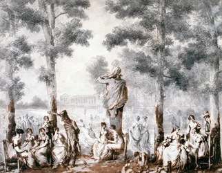La Terrasse des Tuileries, 1807