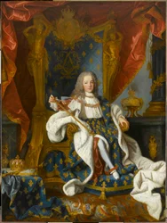 Portrait de Louis XV, 1710-1774, roi de France, à l
