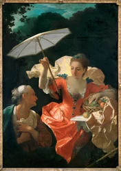 Vertumna et Pomona (peinture sur toile)