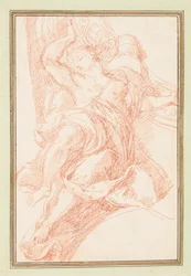 Détail de plafond de figure et motif décoratif
