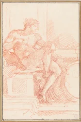 Ignudo du plafond de la chapelle Sixtine