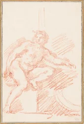 Ignudo du plafond de la Chapelle Sixtine
