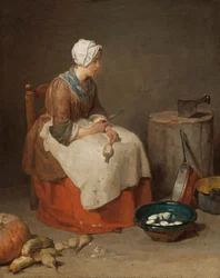 La Servante de cuisine, 1738