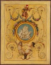 Panneau de porte du Cabinet Turc du Comte d