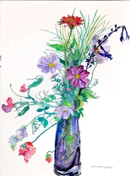 Jerrys vase, 2010 (aquarelle et encre sur papier)