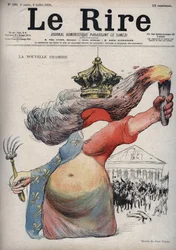 La nouvelle salle - Marianne avec son visage couvert d