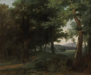 Une forêt avec Apollon et Daphné, 1810