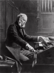 César Franck à la console de l