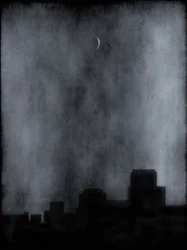 Nuit dans la ville sombre