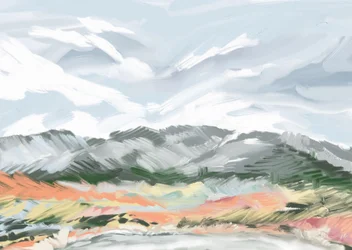 Les montagnes aux couleurs chatoyantes de l