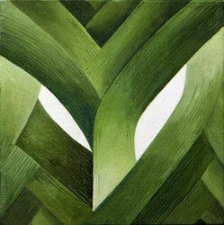 Poireaux, 2013 (acrylique sur toile)