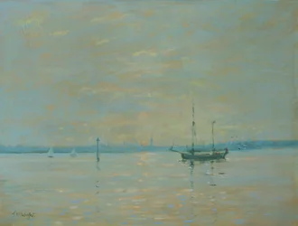 Coucher de soleil sur Southampton Water