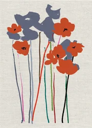 Coquelicots imprimés