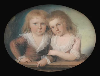 Les deux enfants du chef de bureau H.E. Moe