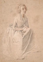 Rosine Juel, née Dørschel; étude pour un double portrait de Juel et sa femme à l