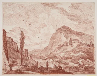 Paysage imaginaire italien