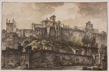 Partie du pied du Palatin, Rome