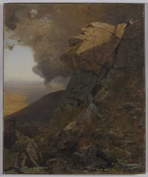 Une falaise dans les Kaatskills, c.1863