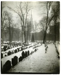 Ancien cimetière Granary, Boston, États-Unis, vers 1902-10