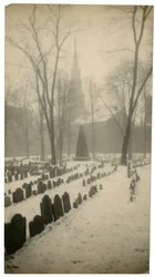 Ancien cimetière Granary, Boston, USA, vers 1902-10