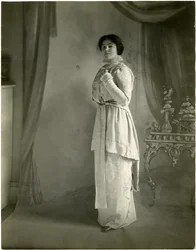 Orchidée moirée, Maurice, vers 1905-18 (photo gélatino-argentique)
