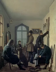 Préparatifs pour la chasse, 1836