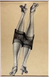 Collage « Deux belles jambes » - par Jindrich Styrsky (1899-1942) (48 de 35)