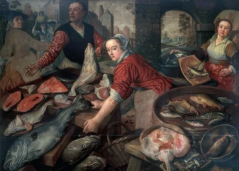 Marché aux poissons. 1570