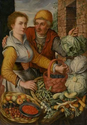 Les vendeurs de fruits et légumes