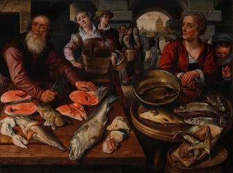 Marché aux poissons, 1568