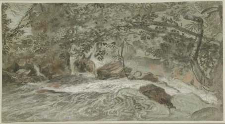 Rapides avec Branches Surplombantes (verso)