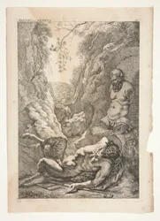 Satyre et Silenos, de Sculpturae Veteris Admirata