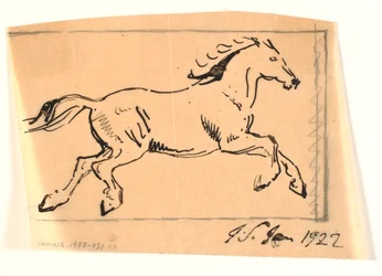 Cheval galopant