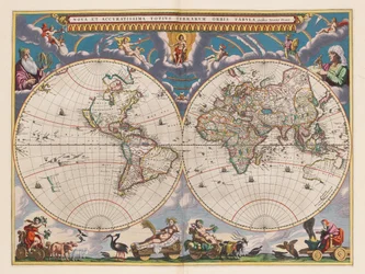 Le grand atlas, ou cosmographie Blauiane, dans lequel sont exactement décrits la terre, la mer et le ciel, vol.I