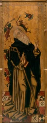 La tentation de saint Antoine le Grand tourmenté par les démons - actif 1481-1520 - vers 1500 - Museu Nacional d