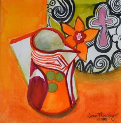 Pichet et bol Art Déco