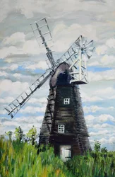 Le Moulin, 2000 (acrylique)