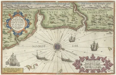 Carte de la côte nord de l