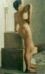 Nu masculin vu de dos