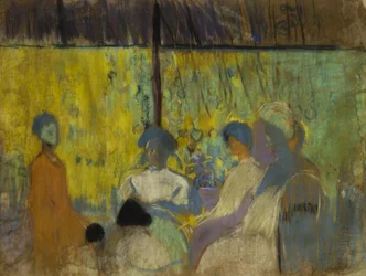 Femmes cousant