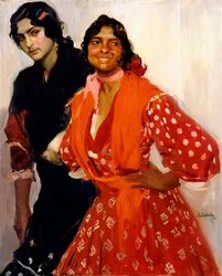 Deux gitanes, 1913