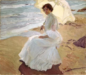 Clotilde sur la plage, 1904
