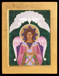 Ange du silence, 2015 (tempera à l