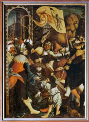 Jésus portant la croix (tempera sur bois d