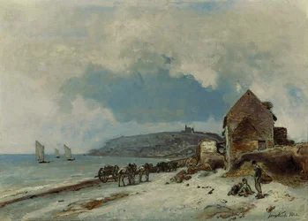 La Plage à Sainte-Adresse, 1862