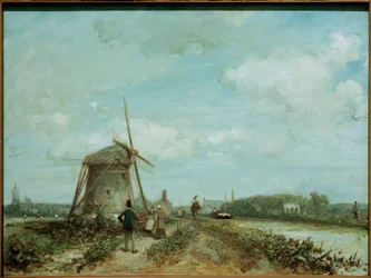Chemin de halage près de La Haye