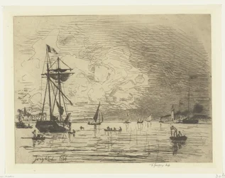 Sortie du port de Honfleur