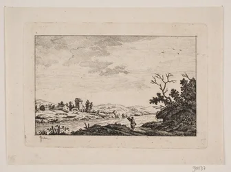 Paysage avec rivière